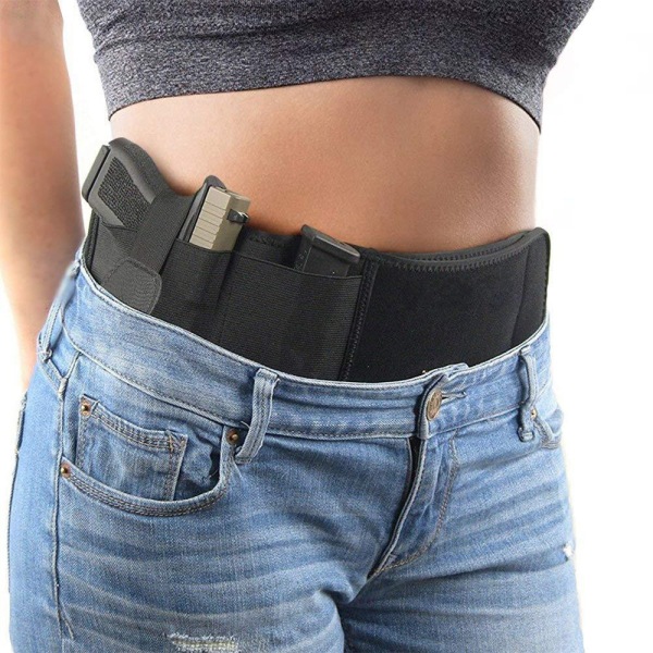 #Doldat Holster Taktiskt Magband Airsoftvapenfodral med Magasinfack för Universal Militärpistol#