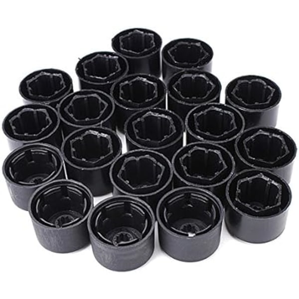 20 Pyöränmutterin Pulttikannen Peite 17mm Yhteensopiva VW Golf Mk4 Passatin kanssa