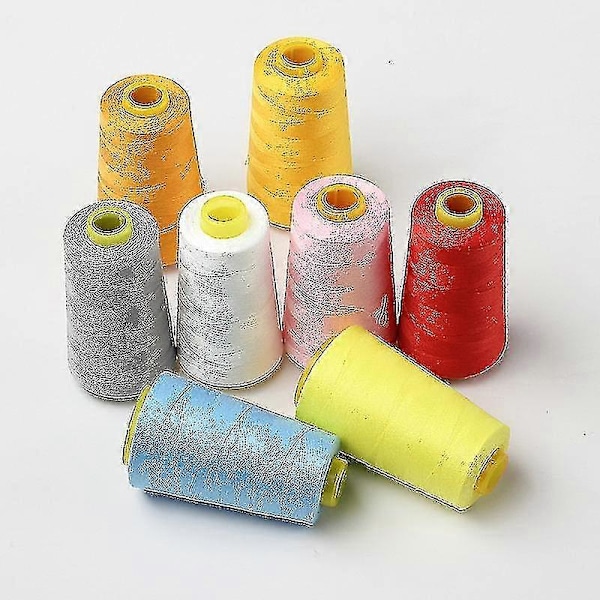 Ompelulanka 3000 jaardia Pagoda Overlock -ompelulanka Polyesteri Overlock -lanka Ompeluneulat Ompelukoneen lanka