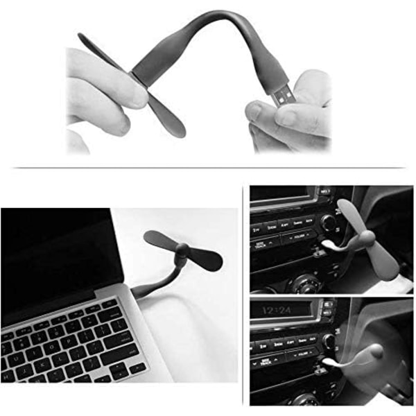 /#/2 Pack USB Mini Fan, Phone Fans, Mini Portable Mobile Computer c/#/