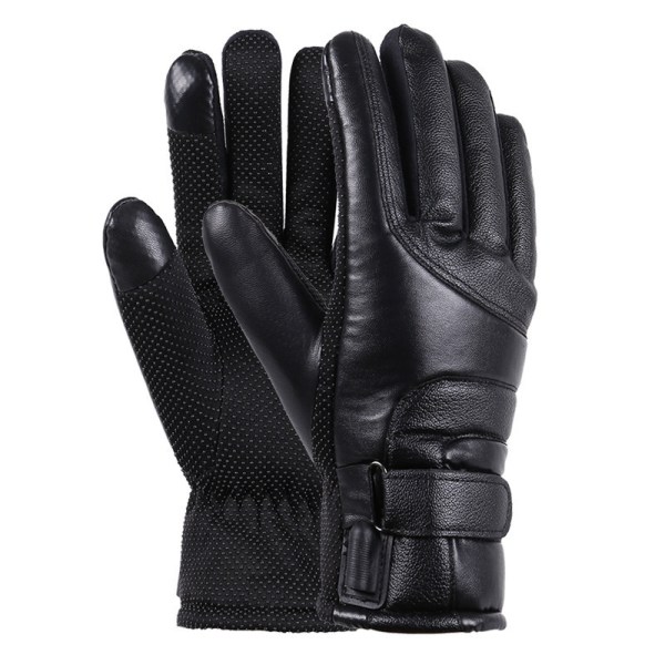 #Electric USB Heated Gloves Warm Outdoor Motorcycle Gloves#