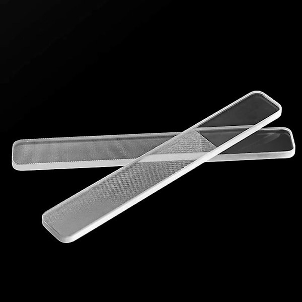 Glas Neglelak Nano Krystal Neglefil Buffer Polerede Negle 5 stk