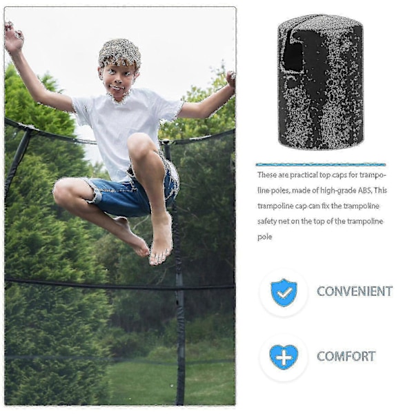 1 Set Trampolinrörsskydd Ersättningsdelar till Trampolin Trampolinrörshättor