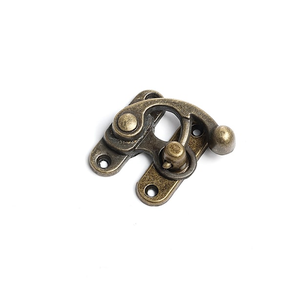 Lukkestropp, spenne, bronse-jern design, for kister, vinkasser,