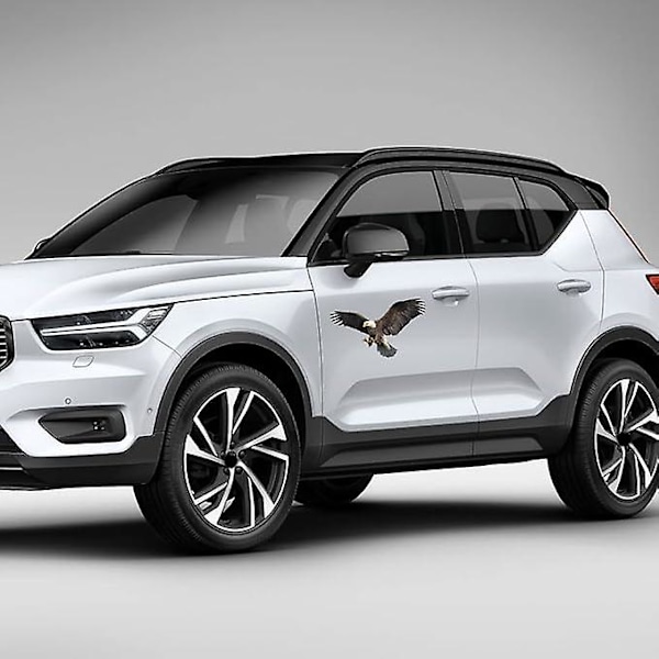 2 KPL Kotka Autotarroja, Vedenpitävä Auton Konepellin Tarra Lentävä Kotka Vinyylitarra DIY Yleistarra Ikkunaan Puskuriin Kannettavan Tietokoneen Seinään