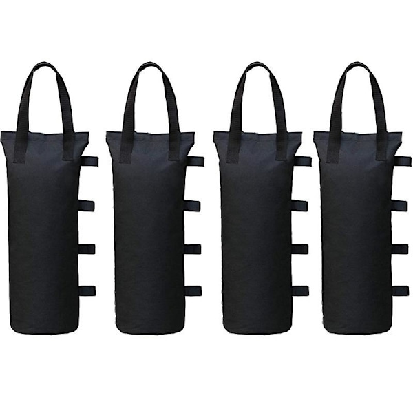 600D Industriella Gazebovikter, Set med 4 Gazebovikter, PVC-innerfoder, Gazebosandsäck för Pop-up Tält, Markis eller Parasoll (Enkel Tub)