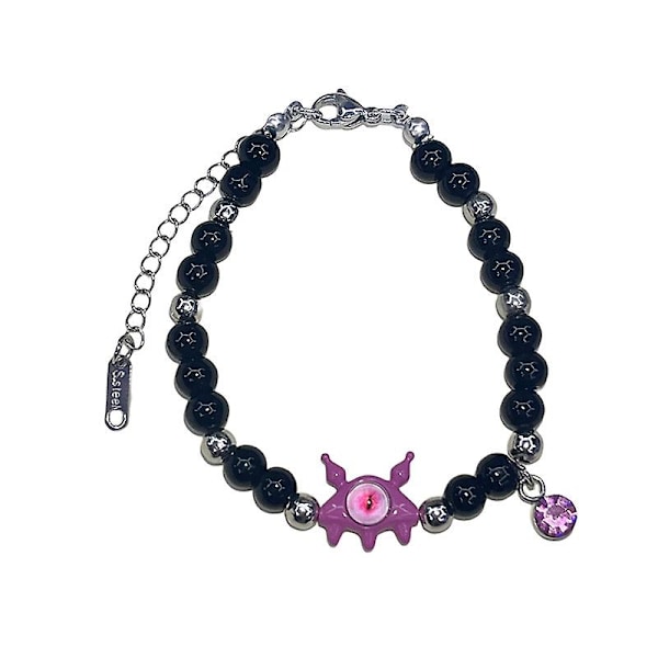 Pärlarmband Utsökt Litet Monster Pärlarmband Unikt Mode DIY Tillbehör Handledssmycken Kedjearmband för Kvinnor och Tonåringar