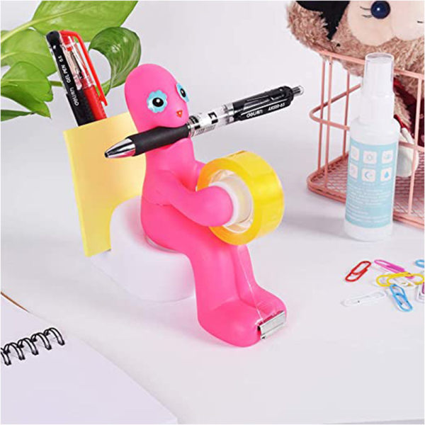 #Tapeholder Desktop kontorrekvisita Station Butt Tape Dispenser Papirklips#