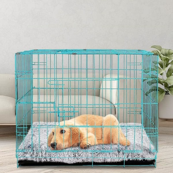 #Dog Bed Crate Pad Hundesenge til store hunde Plys bløde kæledyrssenge#