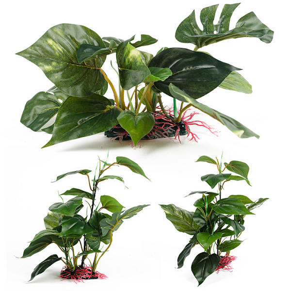 #Realisttisk Kunstig Akvarieplante Ornament til Grøn Dekoration af Akvariet#