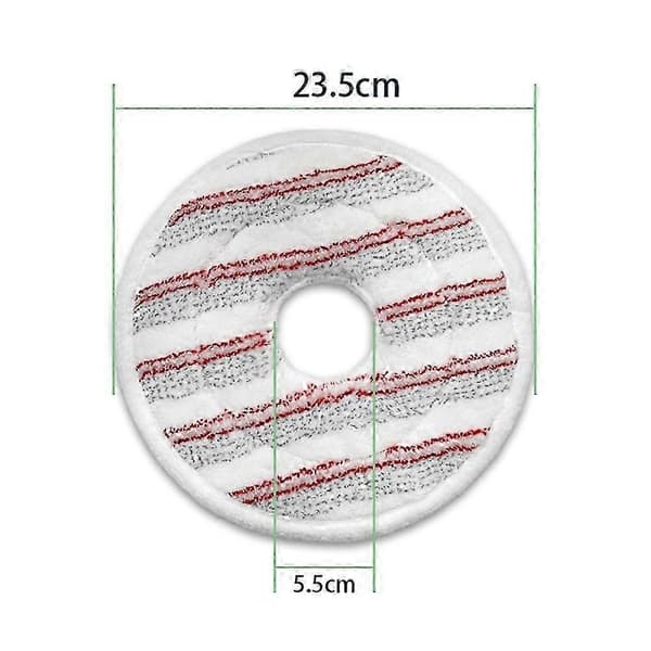 4-pak Mikrofiber Vaskbar til Spin & Clean Moppe Refill Støvsuger Tør og Våd Brug Moppeklude P