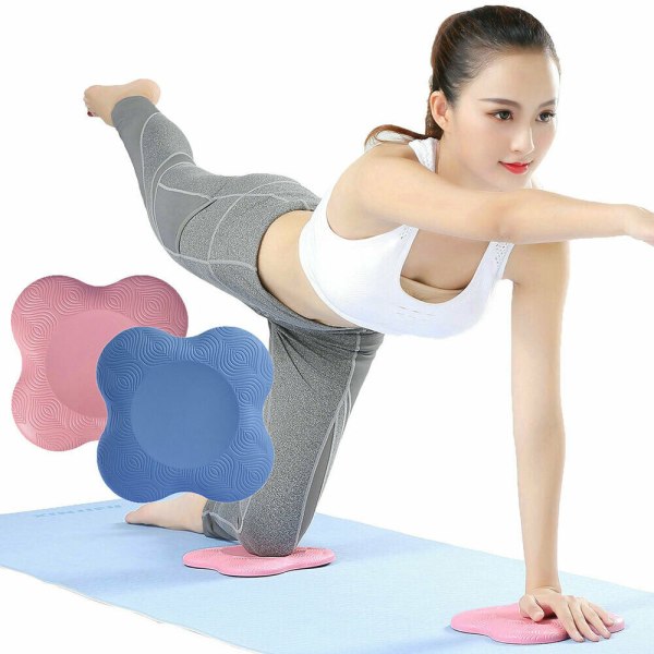 *Pearl Rare Sklisikker Yoga Pad Ny Albuepute Knebeskyttere Choners Yogaøvelser Oppbevaringspute X1Rosa*