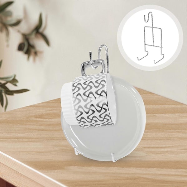 Tekopp Skål Stativ Kaffekrus Displayholder Tekopp Skål Rack Metall Kopp Skål Holder