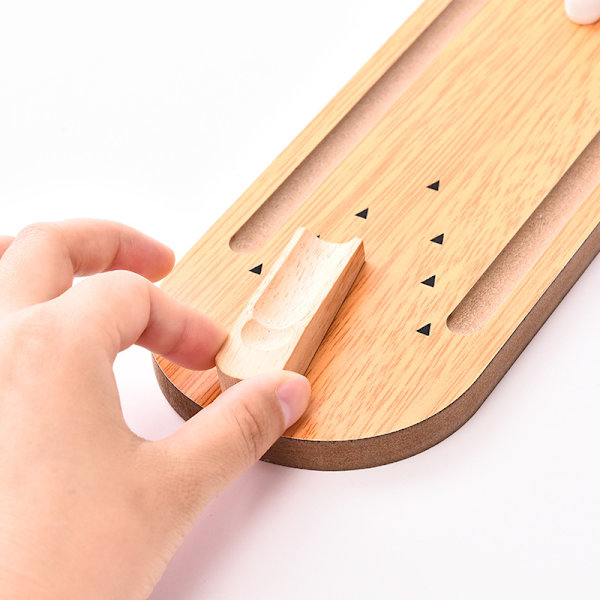 #Barn Bowling Mini Bord Bowling Trä Bowlingspel Trä Keglor Spel Trä Bowlingkula Pedagogisk Leksak Stressavlastning för Hem och Kontor#