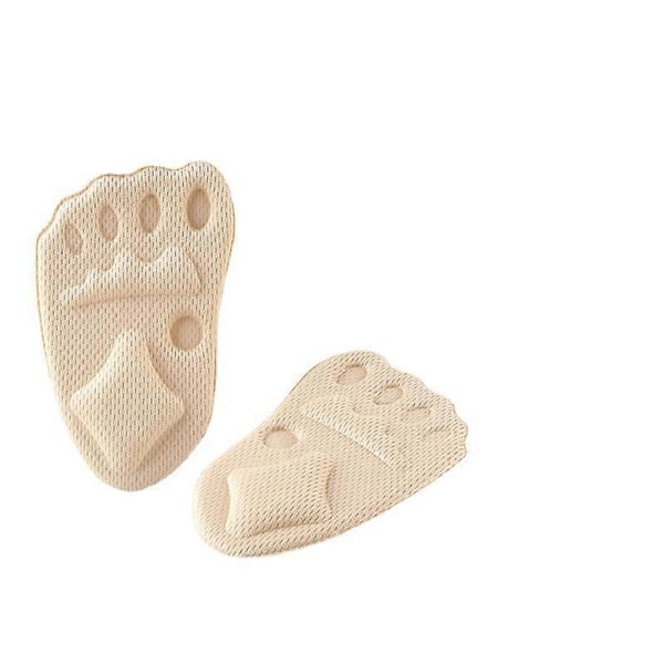 Framfotsdyna, förtjockad anti-smärtdyna i svamp, halvstor innersula, hudfärg 12*7,5CM