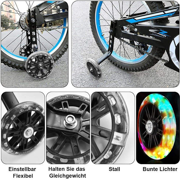 #Cykelstödhjul Universal cykelstödhjulssats, barn#