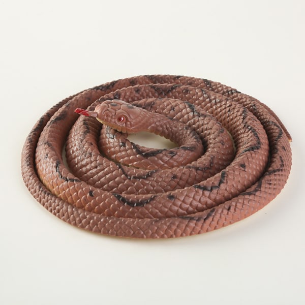 #1.2 m Kumikäärmelelu Simulaatiokäärme lapsille Muovinen käärme#