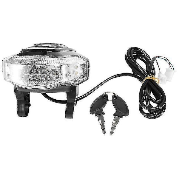 60V Enkelinsilmä LCD-valo Nopeusnäyttö Akku Äänimerkki Ajovalokytkin Avain Citycoco Sähköpotkulauta gx20241207391