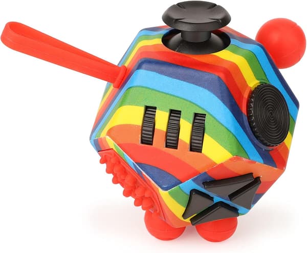 *Kube Fidget-leker Sensorisk leke for stress og angstlindring 12 Sid*