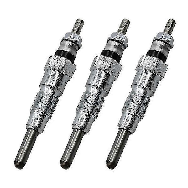 3 stk. 15951-65510 1595165510 15951-65512 Motorvarmer Gløderør 10 mm til Kubota Motor D650 D750 D