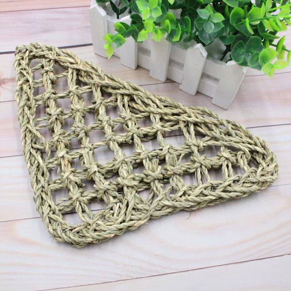 #Lizard Lounger Naturliga Sjøgräsfibrer för Anoler Skäggagamer Gekos Leguaner och Eremitkräftor Rektangulär 20*20*28CM#