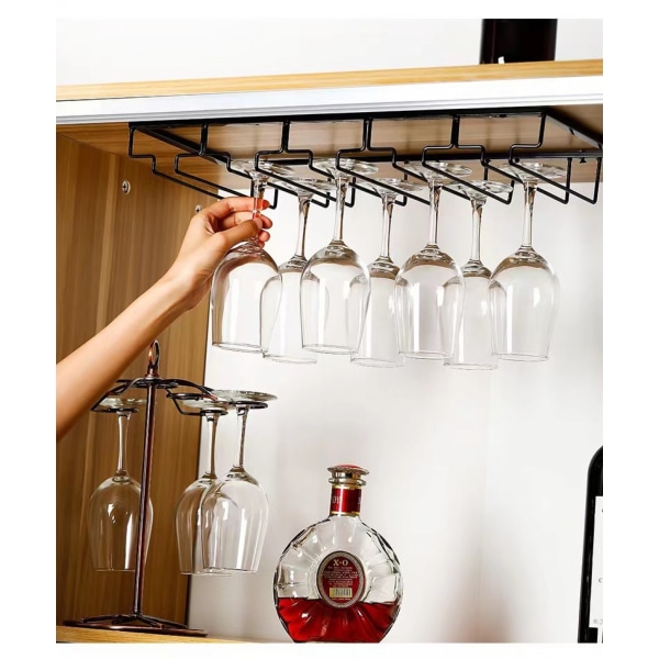 #Glasholder hængende glasholder bægerholder vinglasholder 5 skinner#