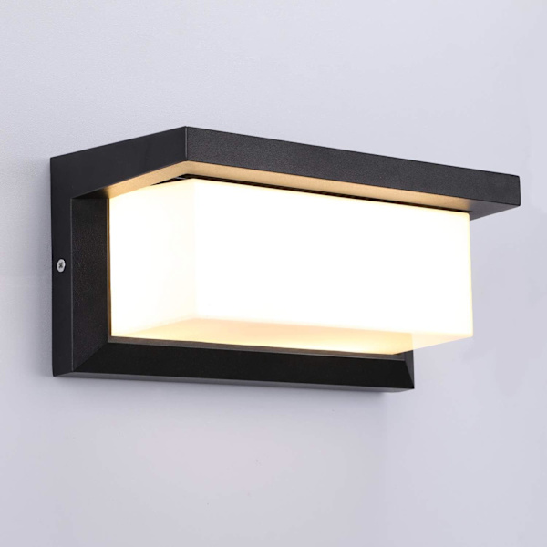 *Moderne udendørs væglampe LED vandtæt IP65 aluminium antracit*
