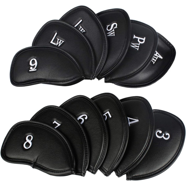 12x Golfklubbsöverdrag i Syntetläder MT/PU