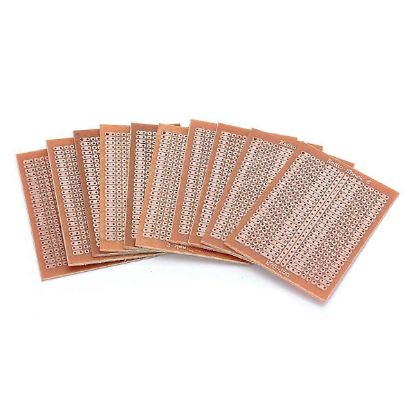 10 st 5x7cm DIY Prototyp Papper PCB Universell Experiment Matrix Kretskort