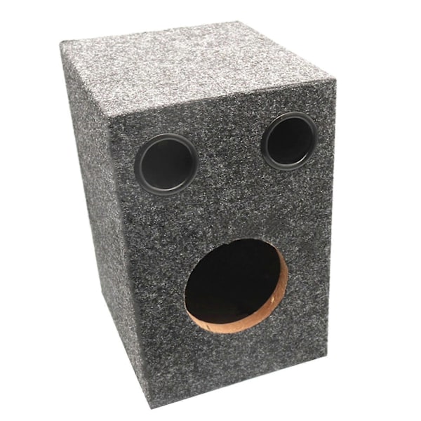 För Fodral För Subwoofer Audio Stereo Högtalare Portad Inneslutning Högtalare Sub Trä