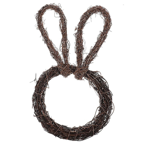 Kaninformet Guirlande Rattan Håndlavet DIY Rattan DIY Påske Rattan Krans