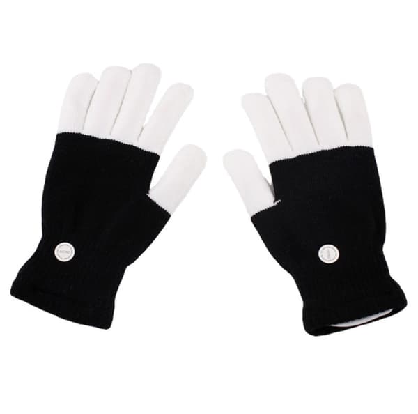 /#/Par LED-handsker, lysende/farverige, blinkende/multifarvede LED c/#/