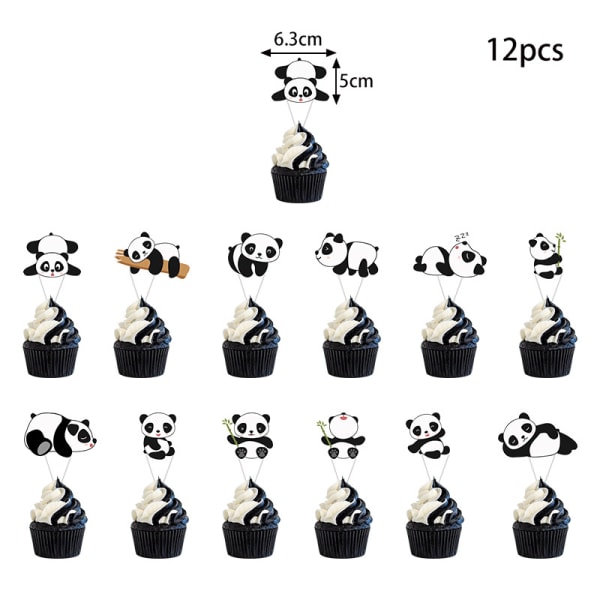 #Bambupanda-tema födelsedagsprydnad, populära ballonger, trendigt#