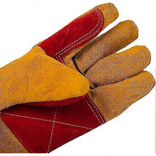 60 cm Anti-bitt Hansker, Tykke Lange Bitt-resistente Beskyttelseshansker For Hunde- og Katte-trening, Kjæledyrskraper, Langermet Sveisehansker, Gi