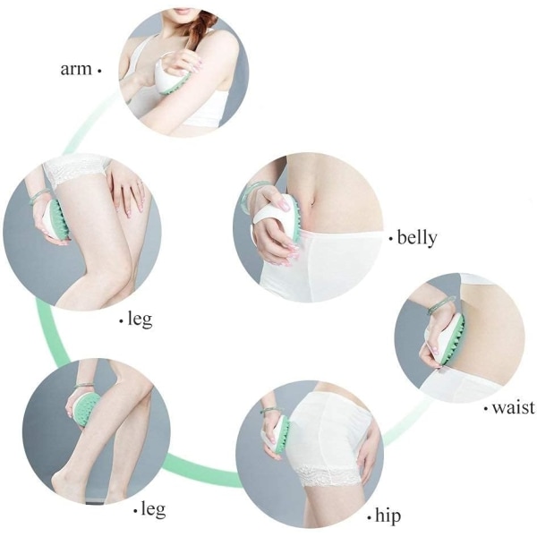 Body Brush Massager Anti Cellulite Slimming Relaxing Scrub Soft