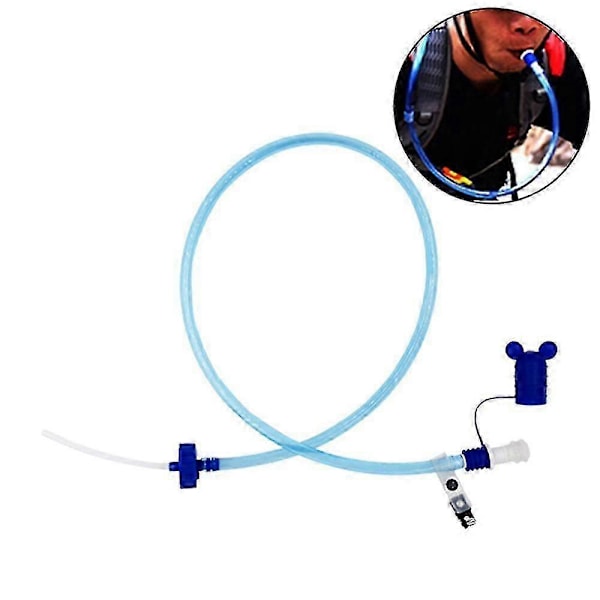 Dubbel Adapter Vattenflaska Drickslang Kit för Cykling, Vandring, Fiske, Båtliv & Camping