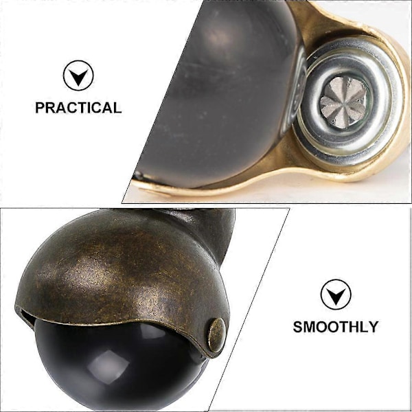 4 stk. Hjul 8x38mm Kontor Hjemme Datamaskin Stol Hjul Stamme Hjul
