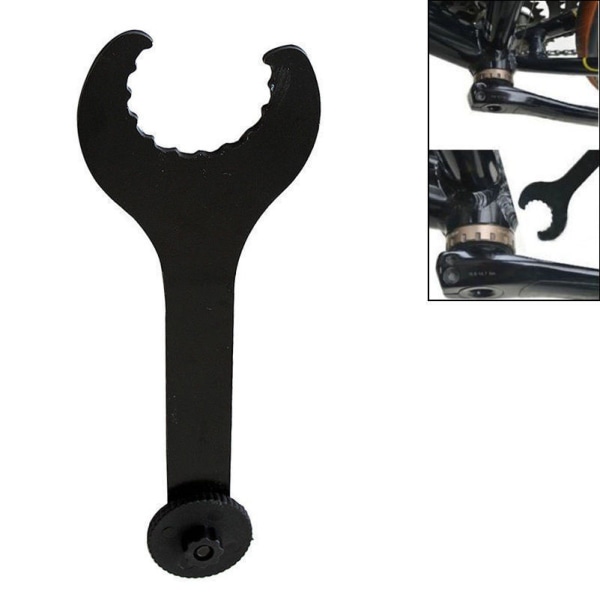 #1 x Demonteringsverktyg för cykel mittaxel 1 x svart#