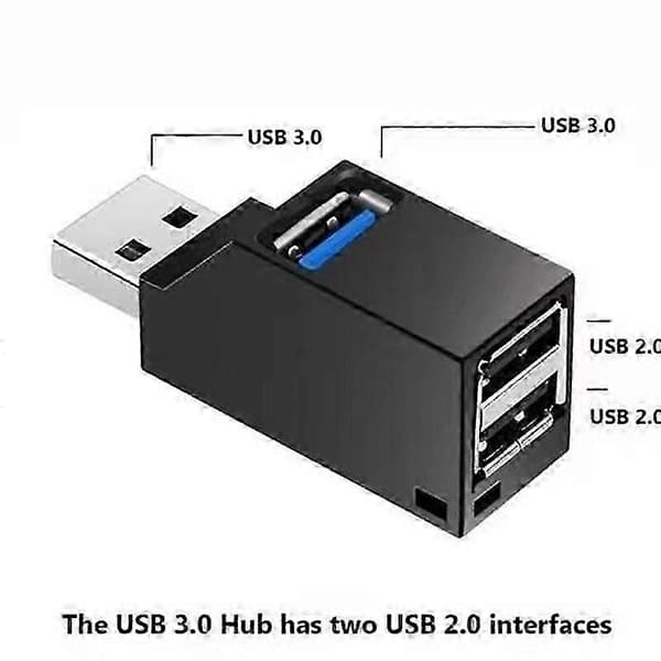Bærbar Multi-Interface Hub Splitter USB3.0 High-Speed Hub