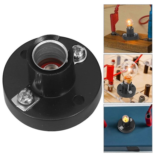 10 stk. Miniature Pæreholder Fysik Elektronisk Eksperiment Pærebase Skruefatning Lampebase