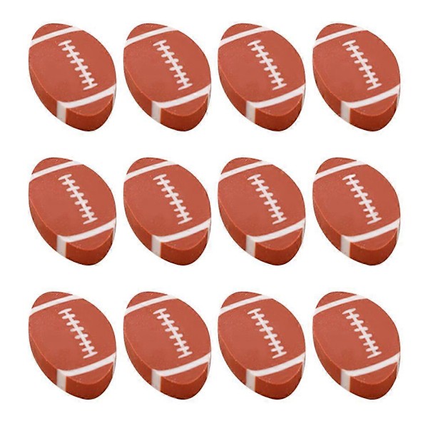 100 kpl Hienoja pyyhekumeja Kannettavia rugby-pyyhekumeja Luovia lyijykynäpyyhekumeja Paperitarvike