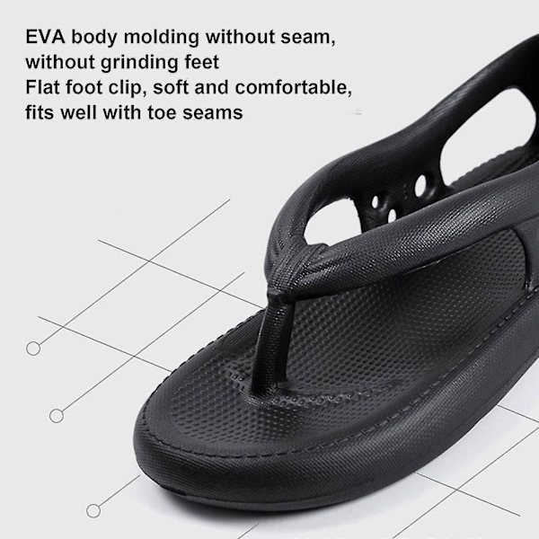 Bästsäljare - Bazuo Sandaler, Unisex Kompatibla Gå Flip Flops Bazuo Slides, Eva Tjock Botten Bazuo Tofflor