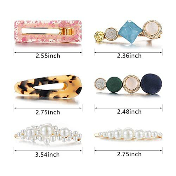 20-pack Pärl Hårklämmor Mode Koreansk Stil Hårklämmor Flickor H