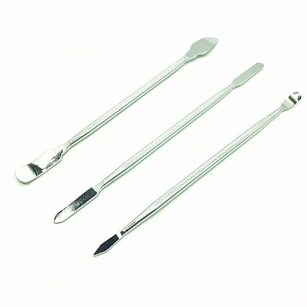 #Metall Spudger Set 3 Stycken Dubbeländad Metall Spudger Öppnings Demonteringsverktyg Mobiltelefon/IPad/Surfplatta/Laptop Reparationsverktygsset#
