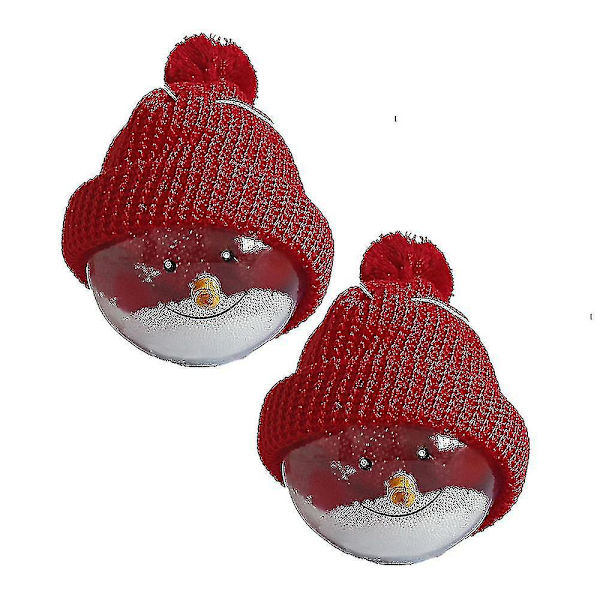 Jul Snögubbe Boll Ornament Julgransprydnader Okrossbara Julkulor Julgransdekoration