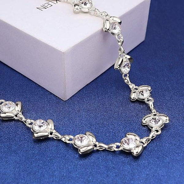 Kedjor för kvinnor, Rhinestone midjekedja för klänning
