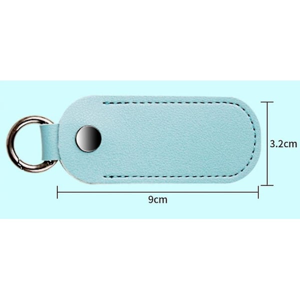U Disk Pung, PVC Læder Nøglering, Beskyttelsescover Egnet til de fleste USB Flash Drives