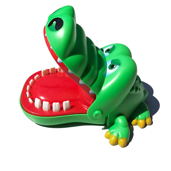 /#/Crocodile Classic Legetøj 1 stk Mund Tandlæge Bid Finger Familie Spil Børns Actionspil Legetøj/#/
