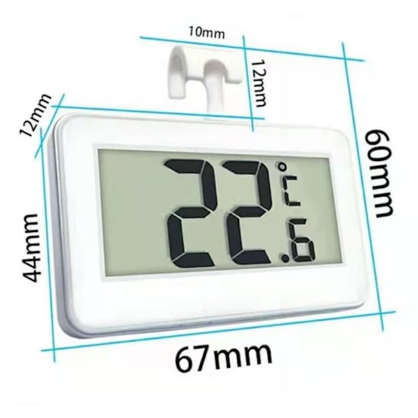 Hvid Digital Termometer