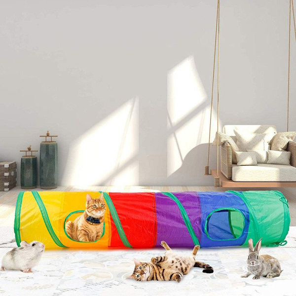 #Djurlekaktivitetsleksak hopfällbar tunnel kattunnel katt leksak#